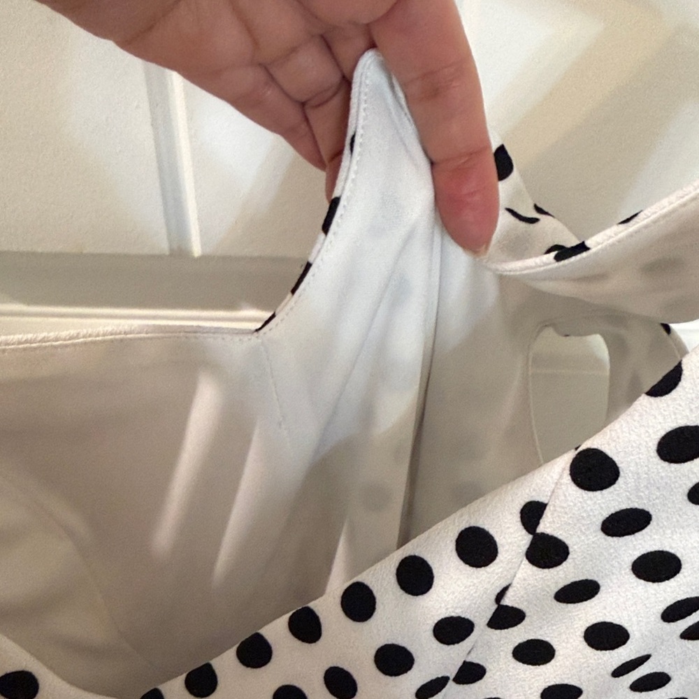 Betsey Johnson Black and White Polka Dot Dress - Picture 7 of 7